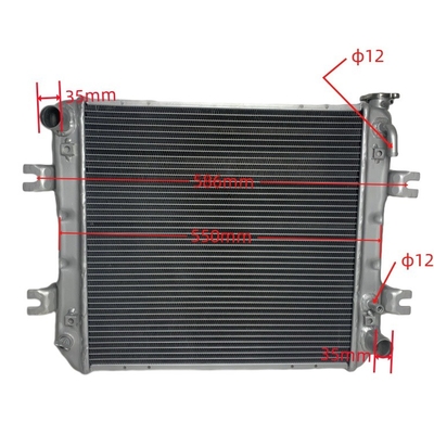 6.7kg Peso Radiador hidráulico N160-334000-001 para empilhadeiras Hangcha CPCD30 N série