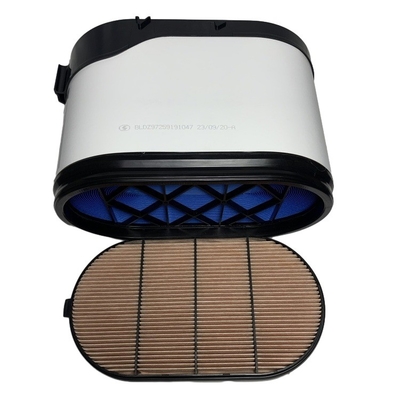 Filtro de ar de longa duração e honeycomb para SHACMAN x3000 DZ97259191047 DZ97259191048