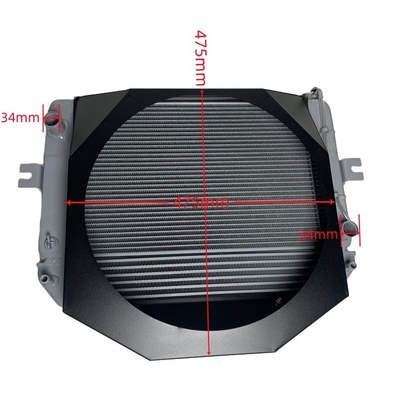 Partes de empilhadeira K9DH2-10101LD Radiador hidráulico para HELI CPCD30 Cinza