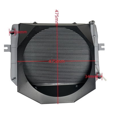 Radiador de 8 kg para HELI CPC30 K9DH2-10201LDF Fabricado para oficinas de reparação de máquinas