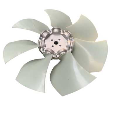 Lâmina de ventilador de radiador de aço e plástico H5T01-00501 para componentes de empilhadeira QSF3.8 QSB4.5