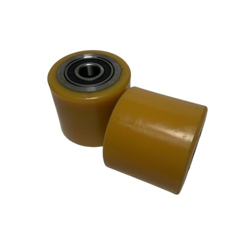 Fabricação 80*70mm 6204 Roda de carga de rolamento PU para caminhão de paletes Linde
