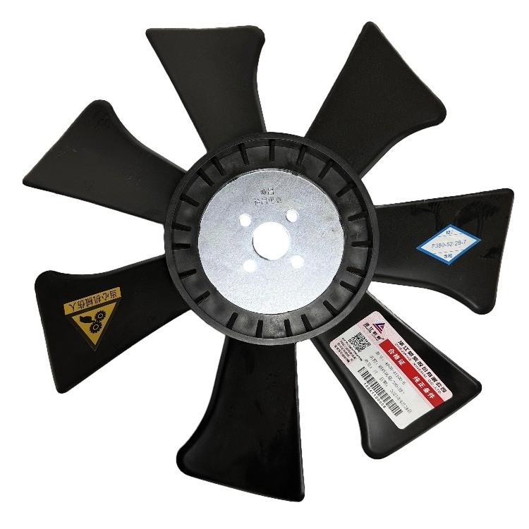 490B-41100 Peças de empilhadeira Radiador Lâmina de ventilador em plástico preto para 490/495/498/4D30G31